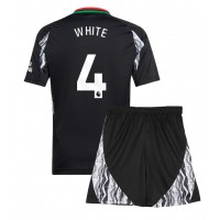 Arsenal Ben White #4 Auswärts Trikotsatz Kinder 2024-25 Kurzarm (+ Kurze Hosen)